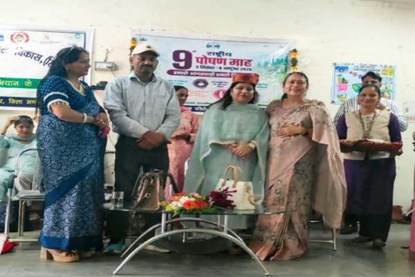 धनोटू में खण्ड स्तरीय पोषण माह शिविर आयोजित, गर्भवती महिलाओं व किशोरियों को संतुलित आहार के प्रति किया जागरूक
