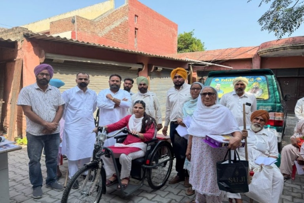 फरीदकोट: मिशन 2027 के तहत 10वां फ्री सहायक उपकरण वितरण कैंप, 100 जरूरतमंद लोगों तक पहुंची मदद