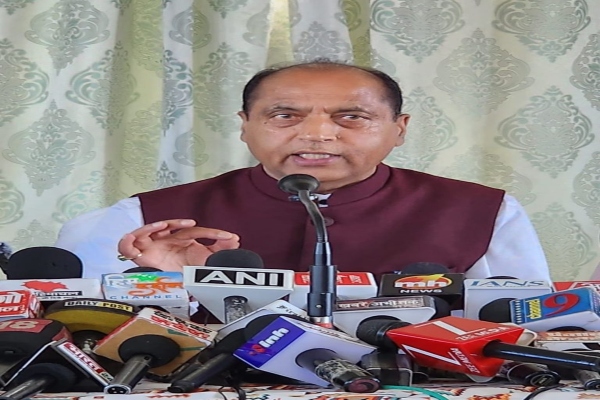 कांग्रेस अब देश में अराजकता का वातावरण खड़ा करने की कोशिश कर रही : जयराम ठाकुर