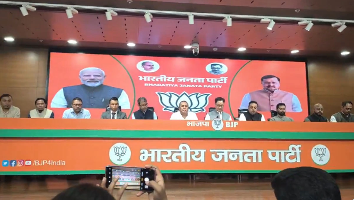 मेघालय में UDP को बड़ा झटका, 8 विधायक BJP में हुए शामिल