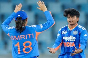 ICC T20 रैंकिंग में श्री चरणी का दबदबा बरकरार, दीप्ति शर्मा को 2 स्थान का फायदा