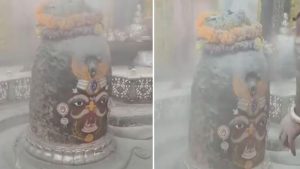 त्रिपुंड, त्रिनेत्र, रुद्राक्ष और फूलों की माला से सजे बाबा महाकाल, ‘जय श्री महाकाल’ के उद्घोष से गूंजा परिसर