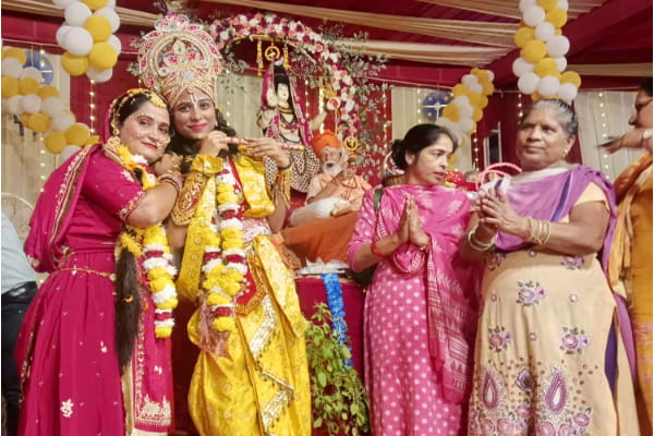 रुक्मिणी-श्रीकृष्ण विवाह प्रसंग ने मोहा मन