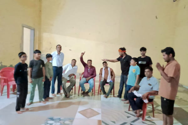 श्री हनुमान रामलीला की तैयारियां तेज, अभ्यास में जुटे कलाकार