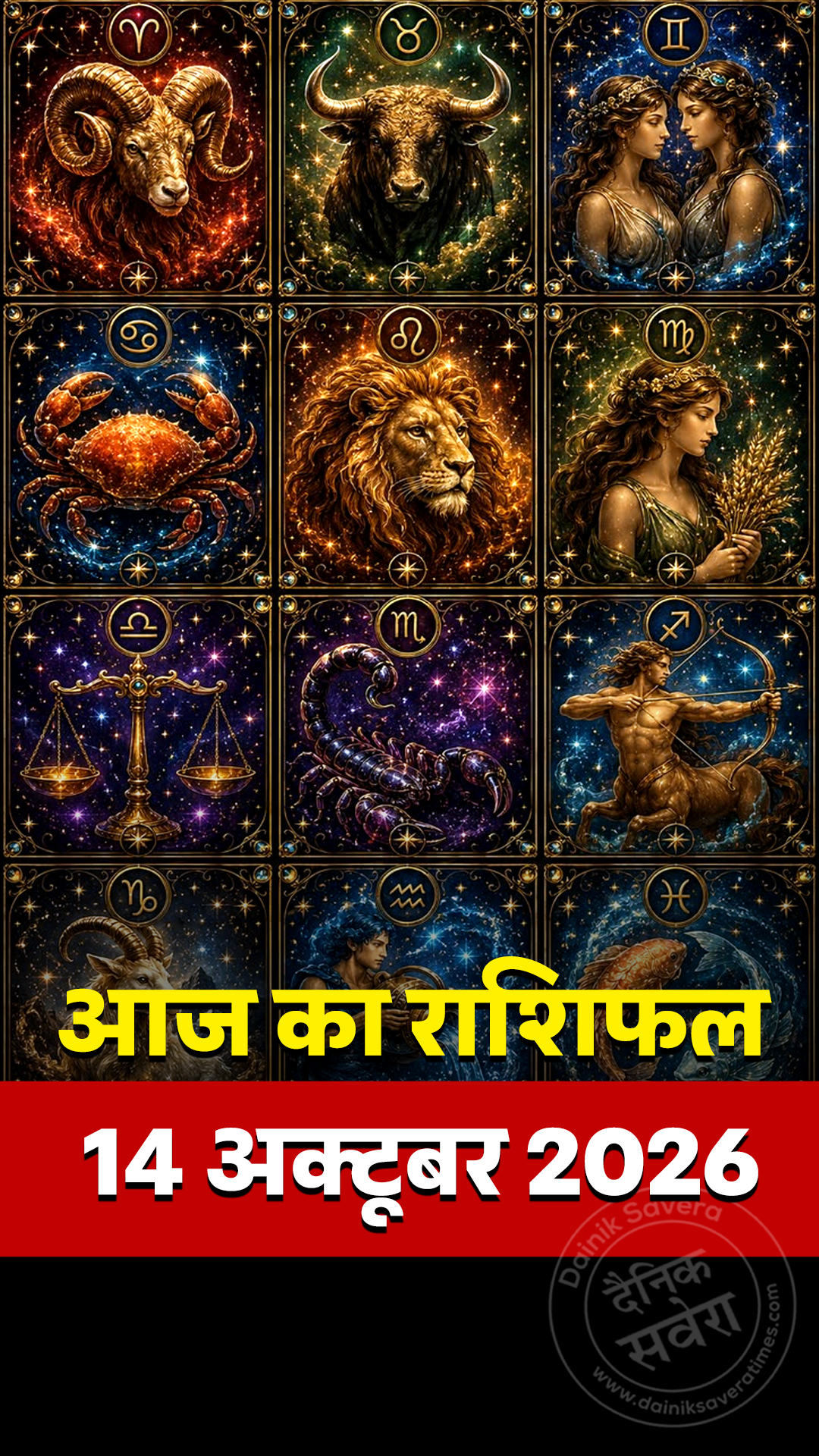 आज का राशिफल 14 अक्टूबर 2026