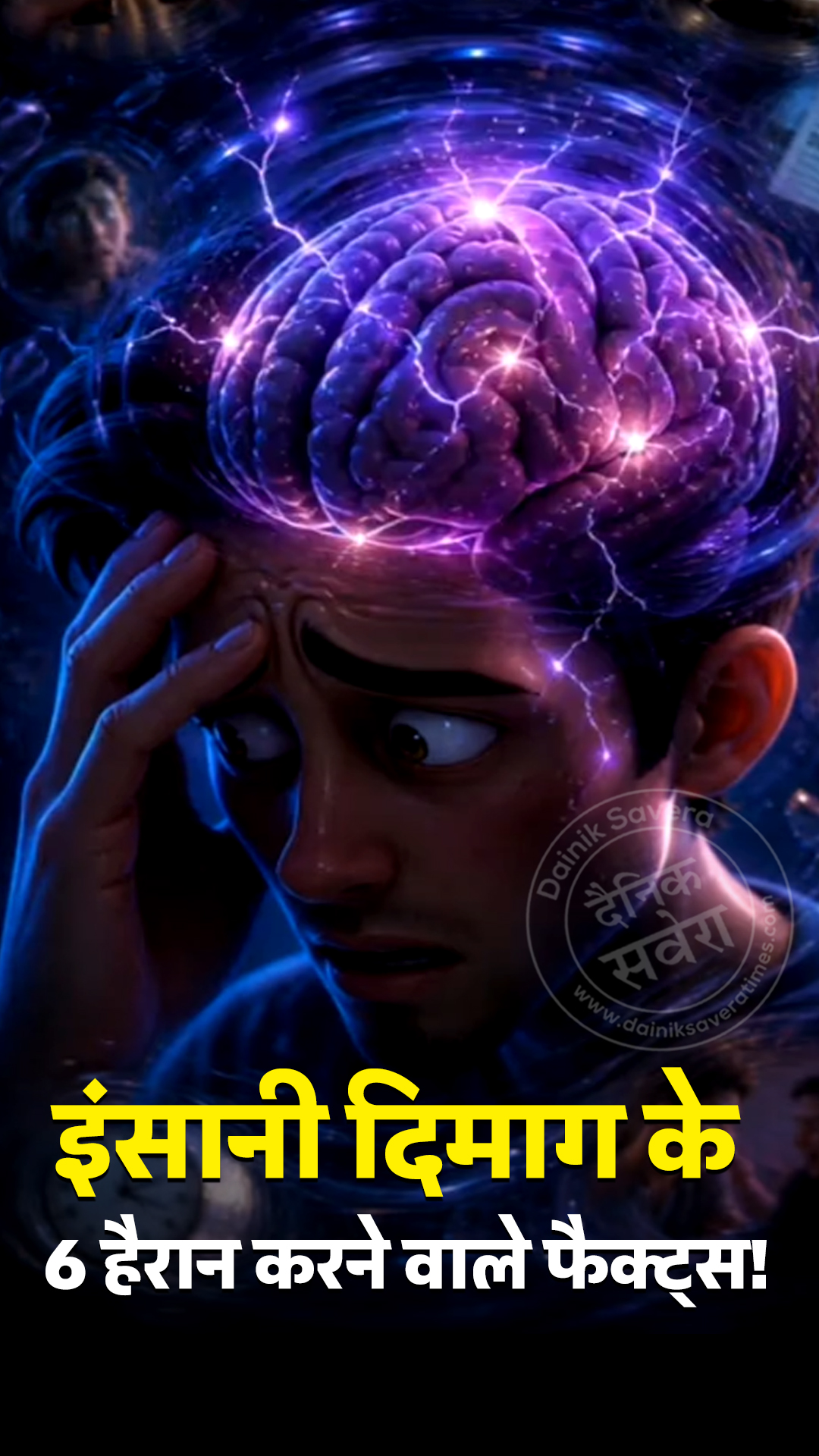 इंसानी दिमाग के 6 हैरान करने वाले फैक्ट्स !
