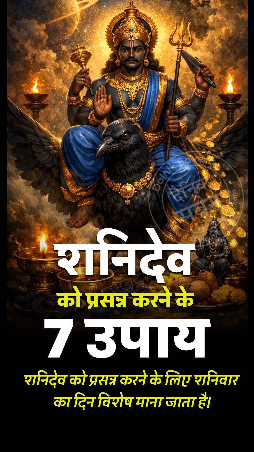 शनिदेव को प्रसन्न करने के लिए ये 7 उपाय