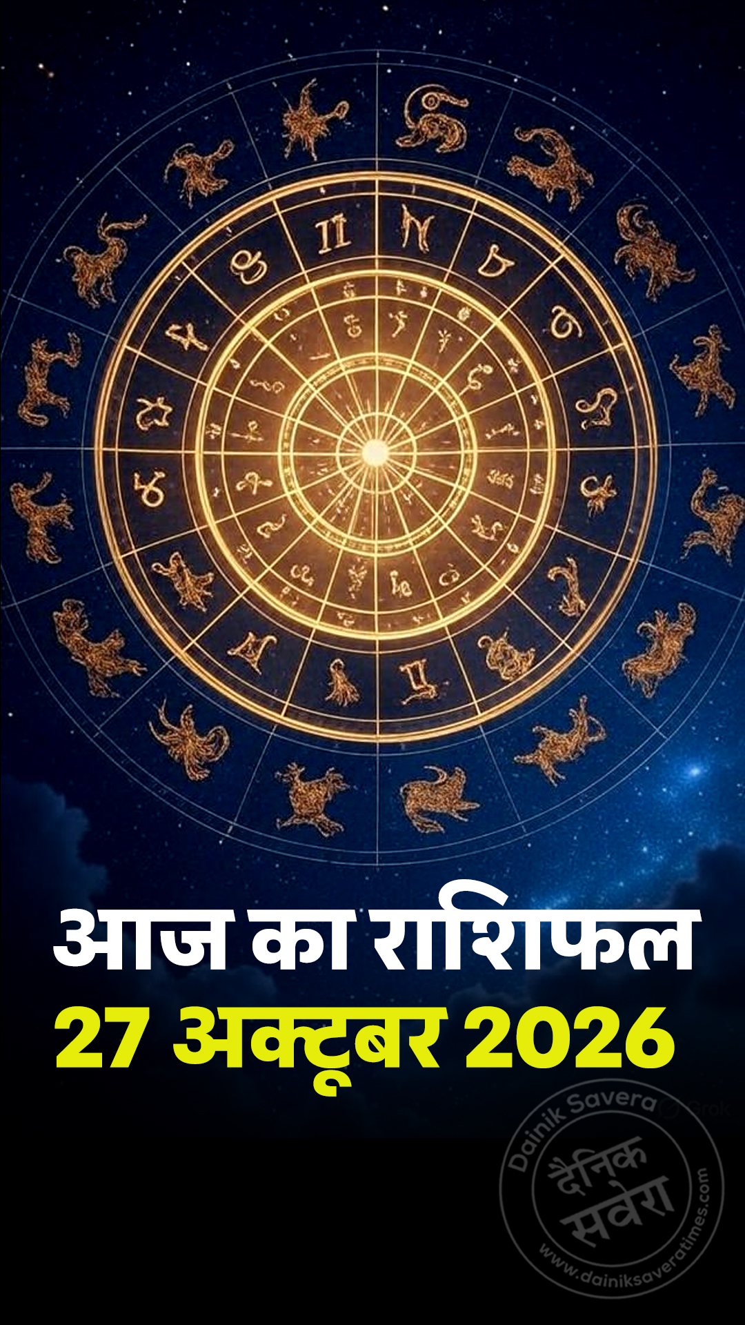 आज का राशिफल 27 अक्टूबर 2026