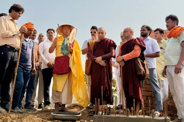 लॉर्ड बुद्धा सिटी के मुख्य द्वार का उद्घाटन, विश्व शांति और भाईचारे का दिया संदेश