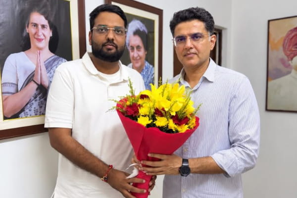 सचिन पायलट से मिले अंगद दत्ता, जालंधर अर्बन कांग्रेस संगठन को मजबूत करने पर चर्चा