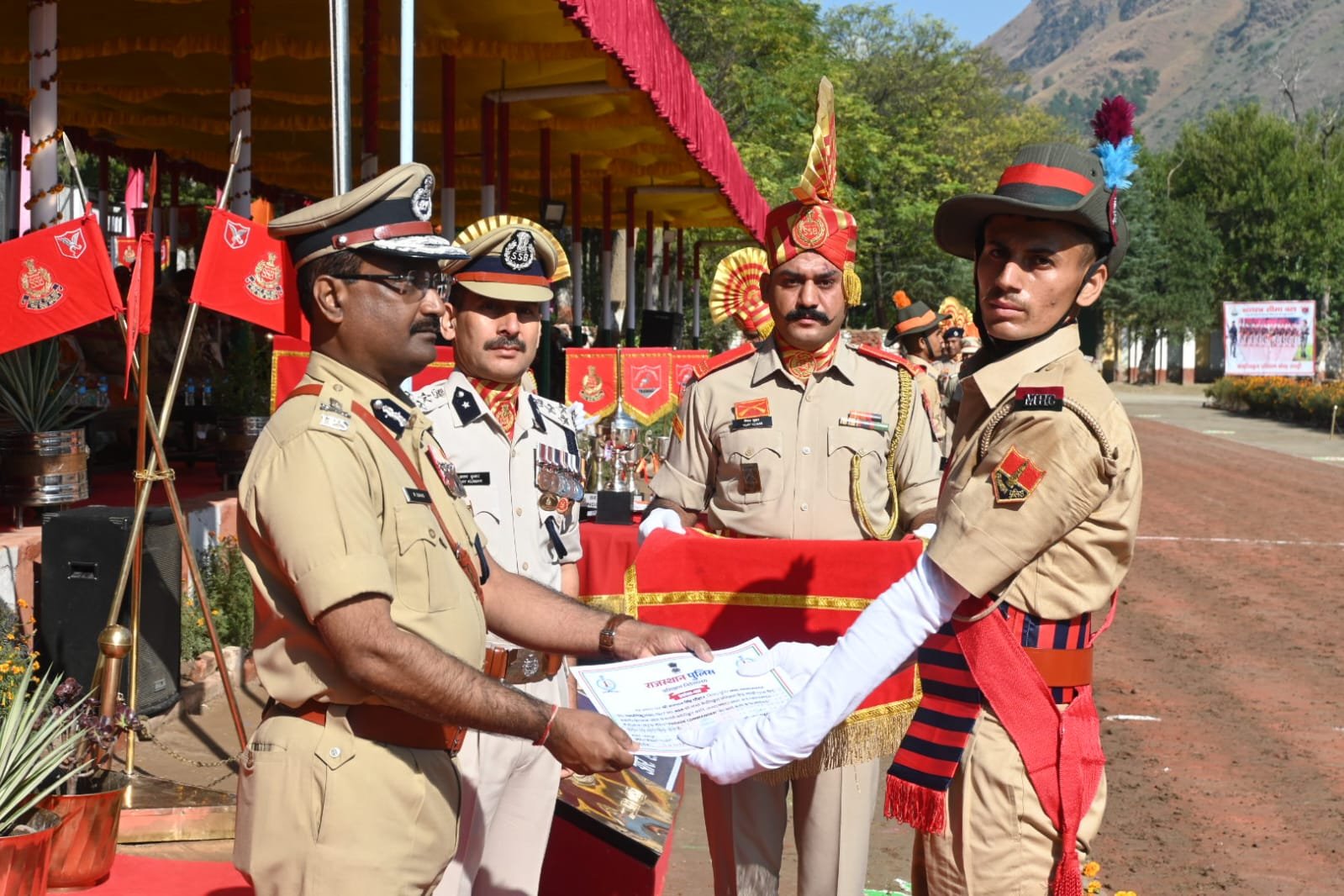 राजस्थान सशस्त्र पुलिस बल के 472 आरक्षियों ने ली कर्तव्यनिष्ठा की शपथ
