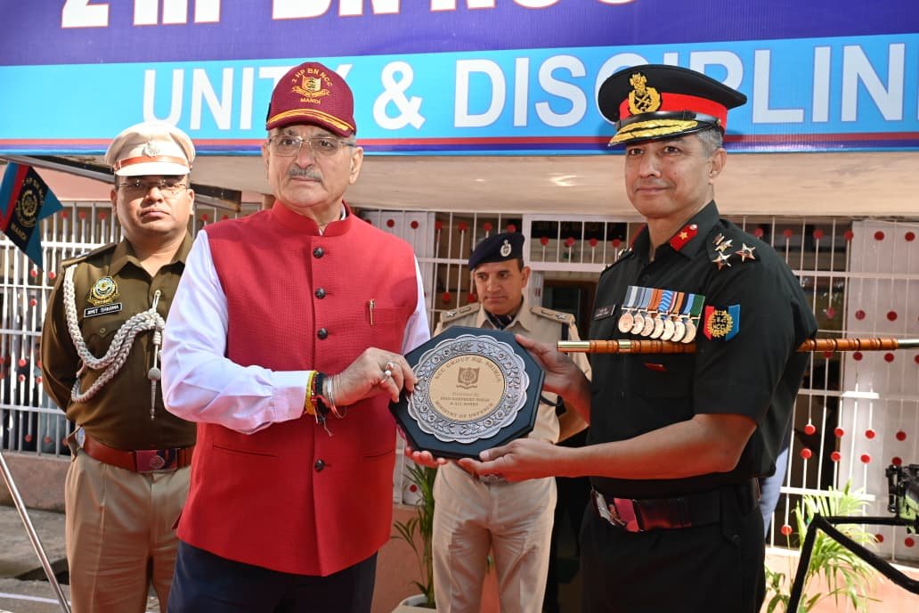 मंडी NCC बटालियन में सर्वधर्म स्थल का शुभारंभ, राज्यपाल ने गिनाईं कैडेट्स की उपलब्धियां