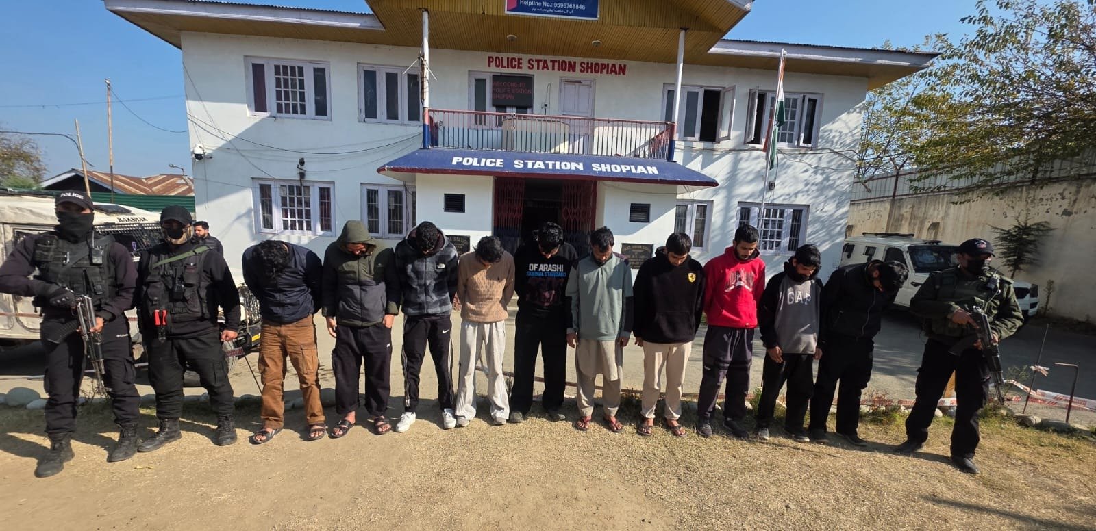 जेल से जुड़े आतंकी फंडिंग नेटवर्क का भंडाफोड़, 10 गिरफ्तार