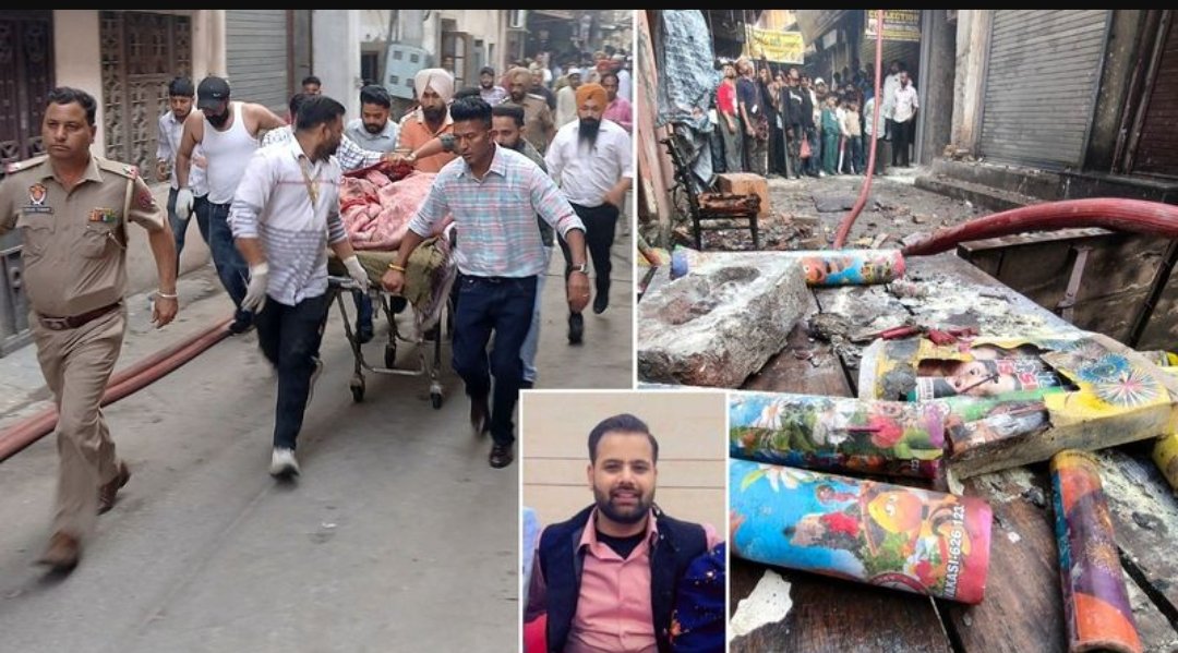पटाखों में धमाका, दीवार गिरने से 27 वर्षीय युवक की मौत