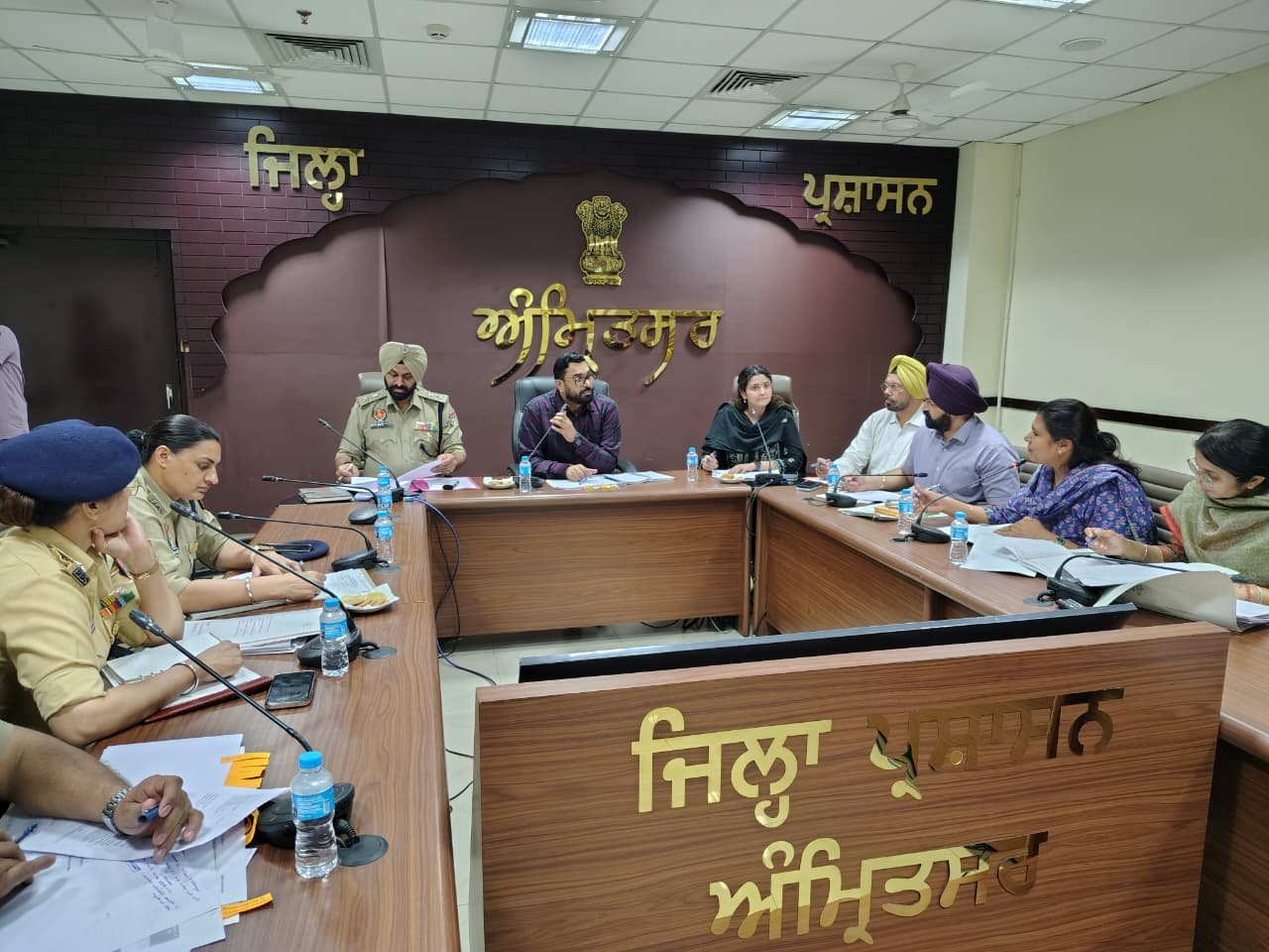 अमृतसर में चुनावी सुरक्षा व्यवस्था की समीक्षा