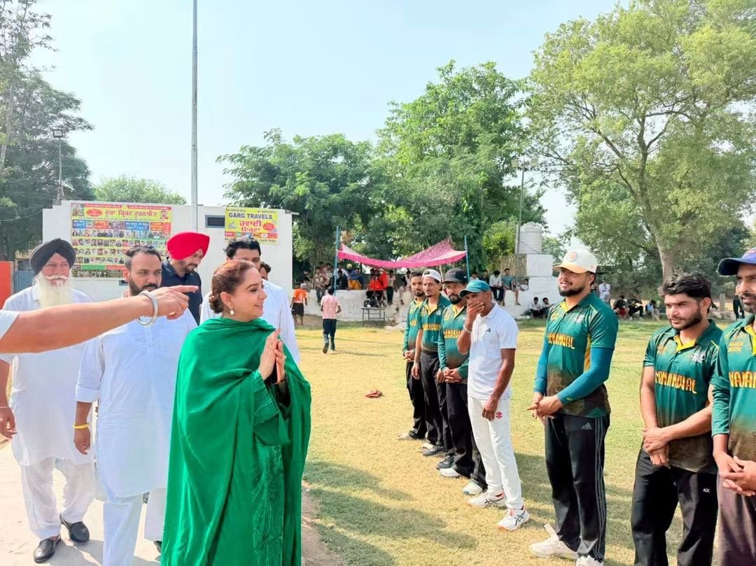 चड़िक में क्रिकेट टूर्नामेंट में पहुंचीं विधायक अमनदीप, खिलाड़ियों का बढ़ाया हौसला