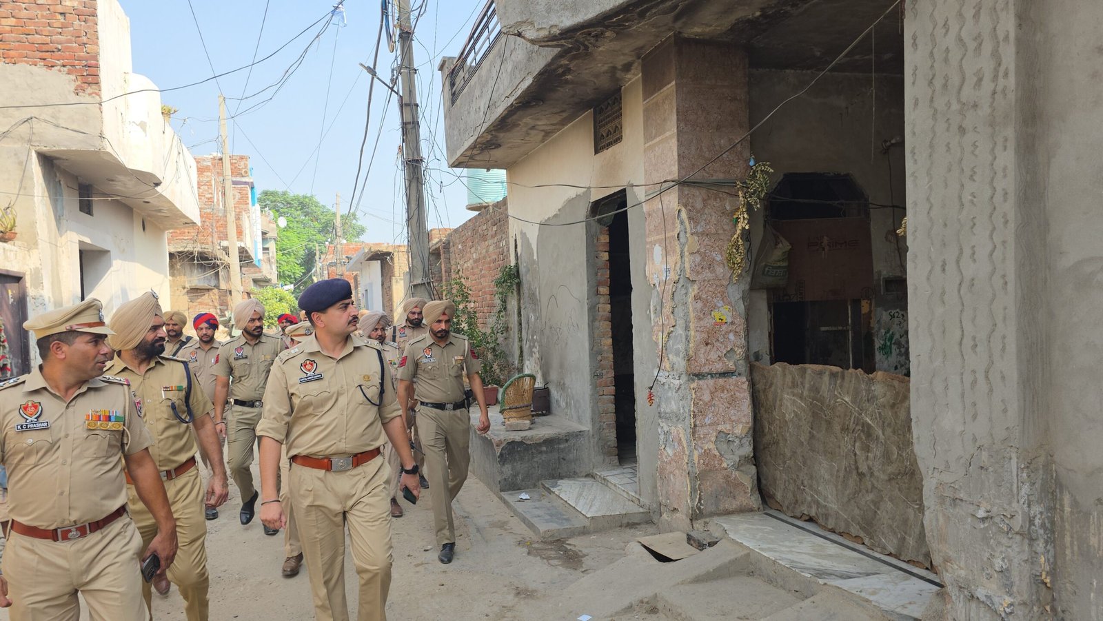 नशा तस्करों और संदिग्धों पर शिकंजा कसने के लिए मोगा पुलिस का कासो ऑपरेशन
