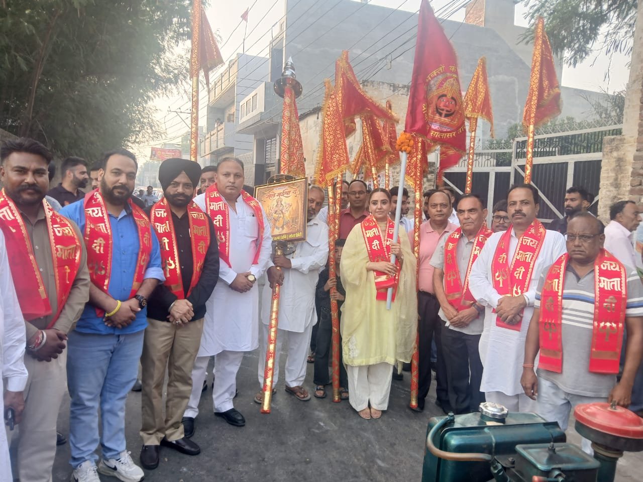 अनमोल वैल्फेयर क्लब मोगा द्वारा नवरात्रों के उपलक्ष्य में 26 शक्तिपीठों से लाई गईं पावन मां भगवती की ज्योतियां