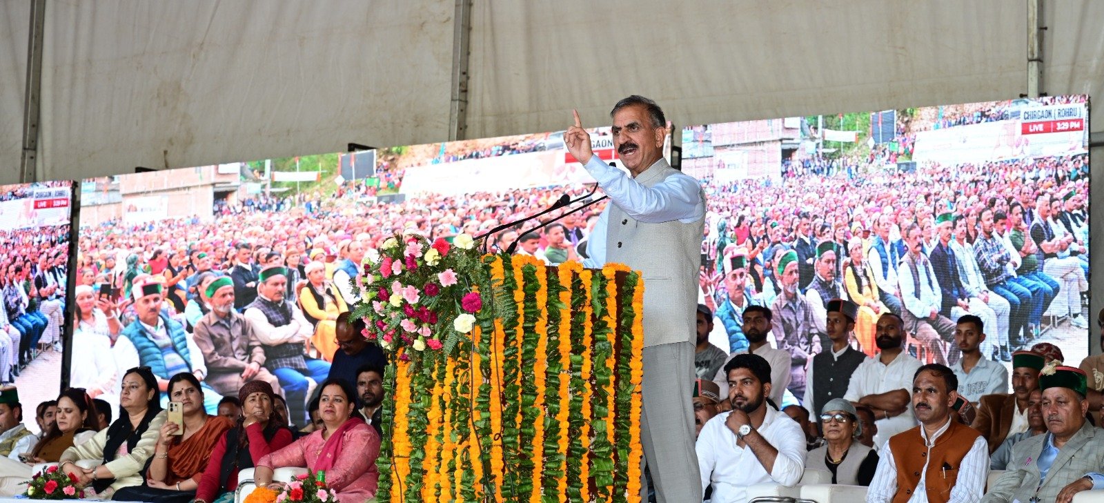 रोहड़ू में 182.87 करोड़ की 61 विकास परियोजनाओं का लोकार्पण-शिलान्यास