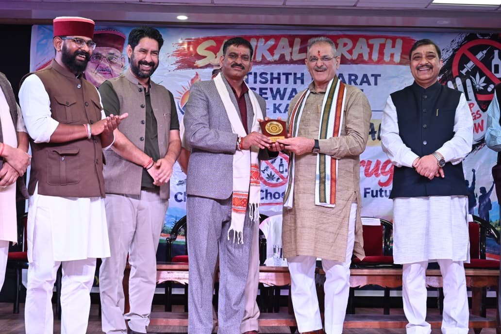 नशे के खिलाफ कसौली से ‘संकल्प रथ यात्रा’ शुरू