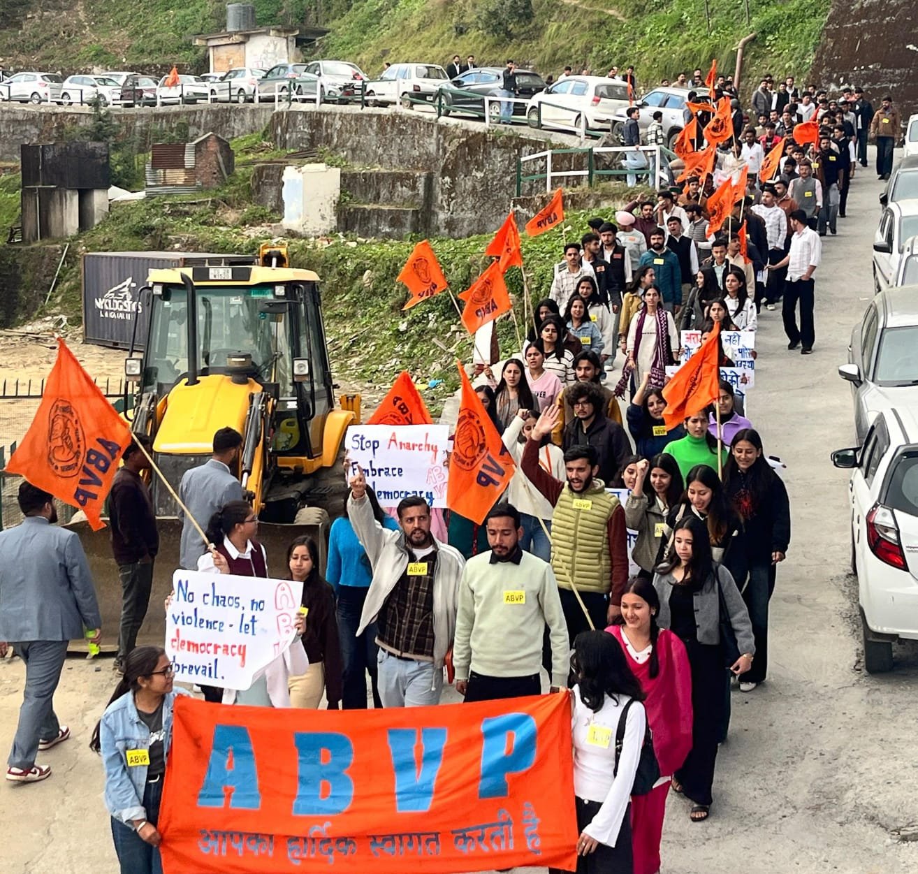 अराजकता नहीं, लोकतंत्र से बनेगा विकसित भारत : अभाविप