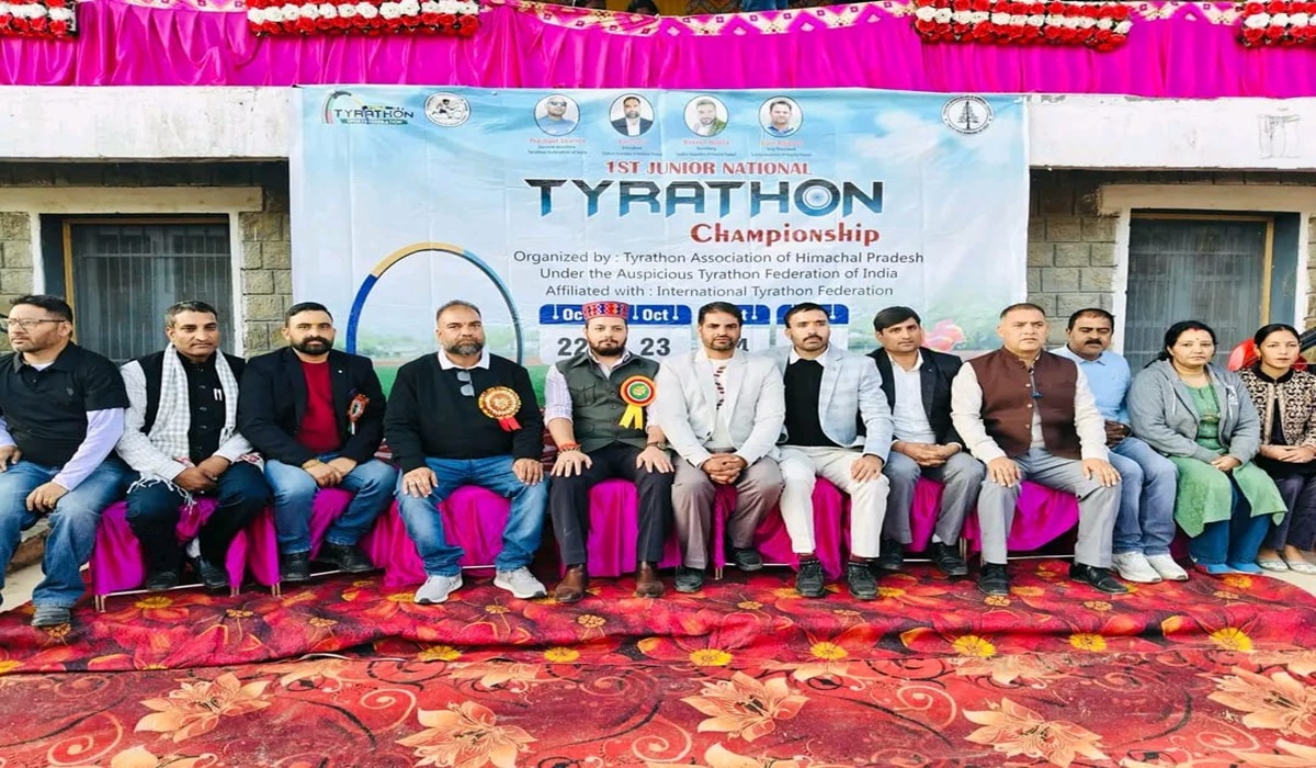प्रथम जूनियर नेशनल टायराथॉन चैम्पियनशिप-2026 का सफल आयोजन, राहुल ठाकुर ने दी बधाई व शुभकामनाएं