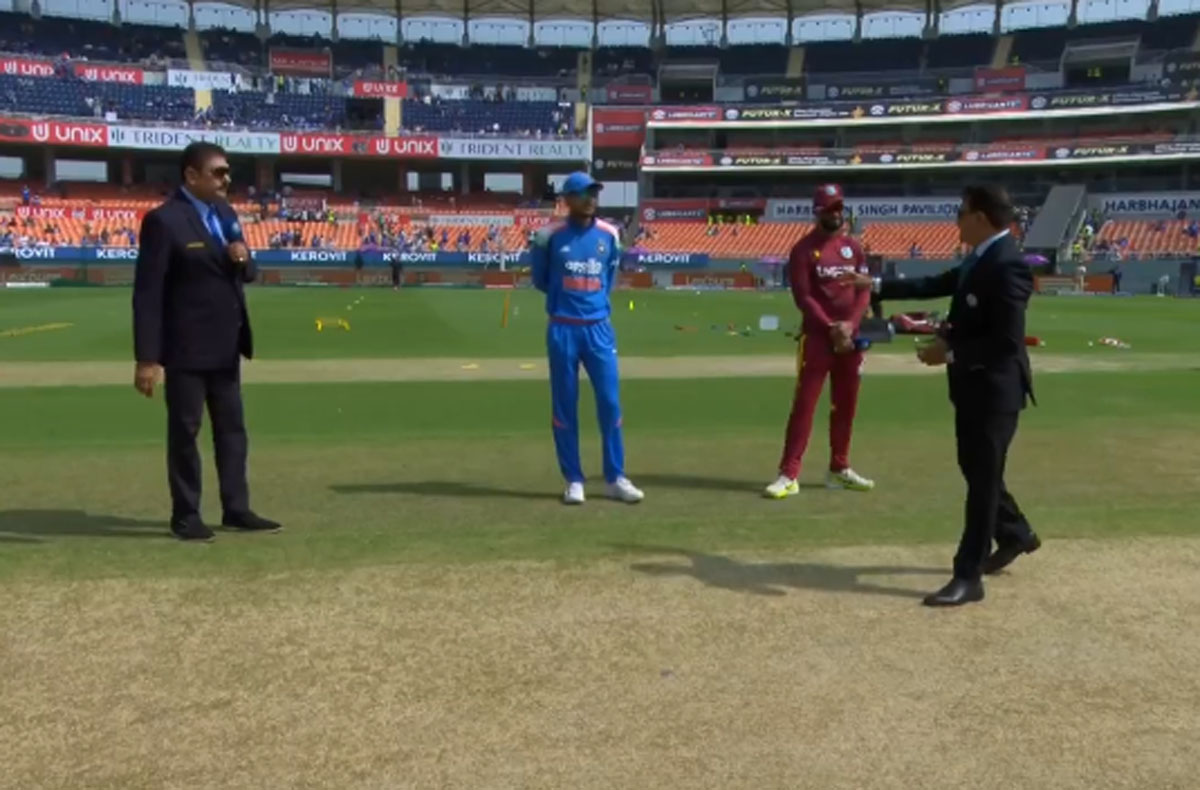 IND Vs WI 3rd ODI: भारतीय टीम ने जीता टॉस, वेस्टइंडीज की पहले गेंदबाजी, देखें प्लेइंग 11