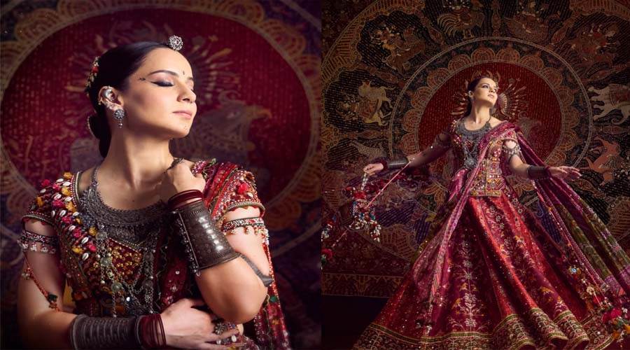नवरात्रि में गरबा नाइट पर दिखना है सबसे खास, Kangana Ranaut के ट्रेडिशनल लुक से लें इंस्पिरेशन