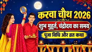 Karwa Chauth 2026: जानें पूजा का शुभ मुहूर्त, चंद्रोदय का समय, पूजा विधि और व्रत कथा