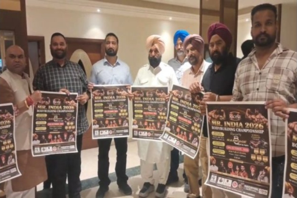 लुधियाना में होगा मिस्टर इंडिया 2026 बॉडीबिल्डिंग चैंपियनशिप का आयोजन, लाखों के इनाम और लाइव परफॉर्मेंस होंगे आकर्षण