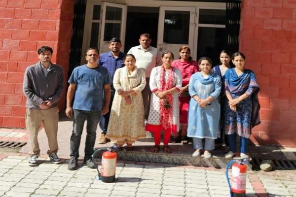 अंतरराष्ट्रीय आपदा जोखिम न्यूनीकरण दिवस पर अग्नि सुरक्षा प्रशिक्षण आयोजित