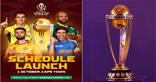 ICC ने ODI वर्ल्ड कप 2027 का शेड्यूल किया जारी ; ओपनिंग मैच में भारत का सामने होगा ऑस्ट्रेलिया, जानिए कब होगा IND vs PAK का मैच