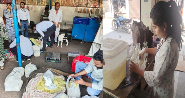 त्योहारों के सीजन के दौरान खाद्य सुरक्षा अभियान तेज; 922 किलो मिठाइयां, खोया और अन्य चीजें की गईं नष्ट