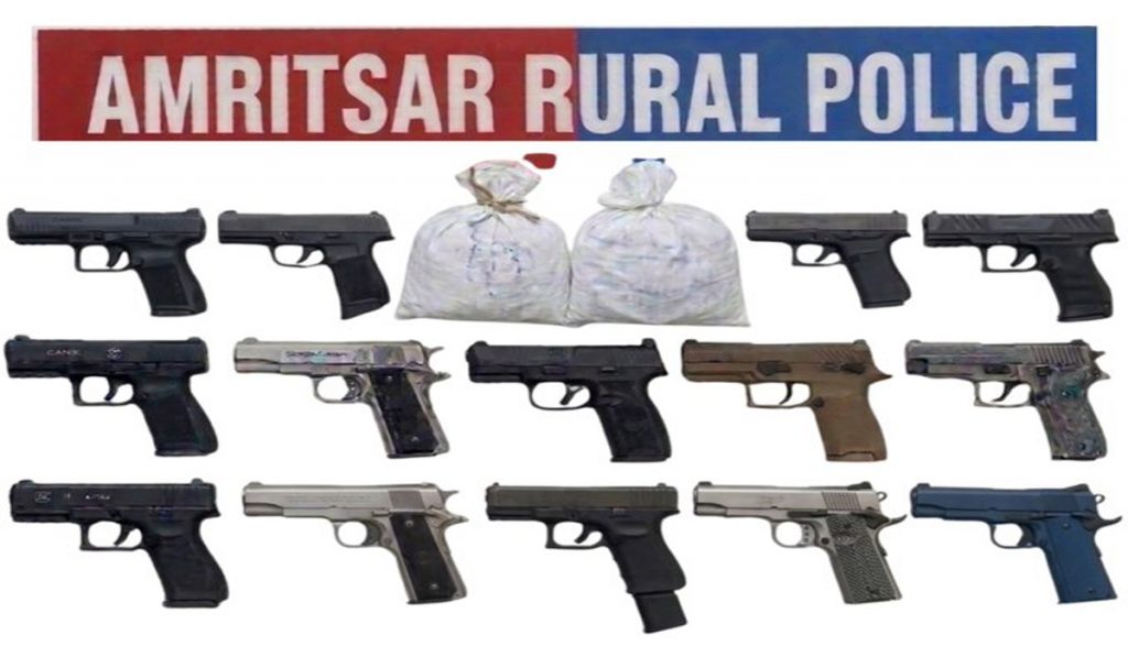 Amritsar Police busts illegal arms and heroin smuggling