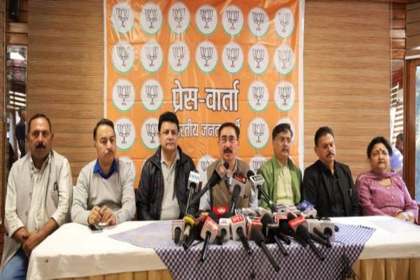 धर्मशाला में भाजपा का कांग्रेस पर हमला, 30 अक्तूबर को निकलेगी पदयात्रा