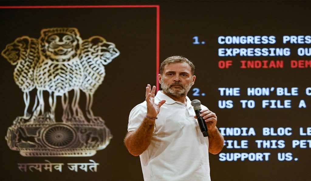 Rahul Gandhi jibe at Rubio's India visit