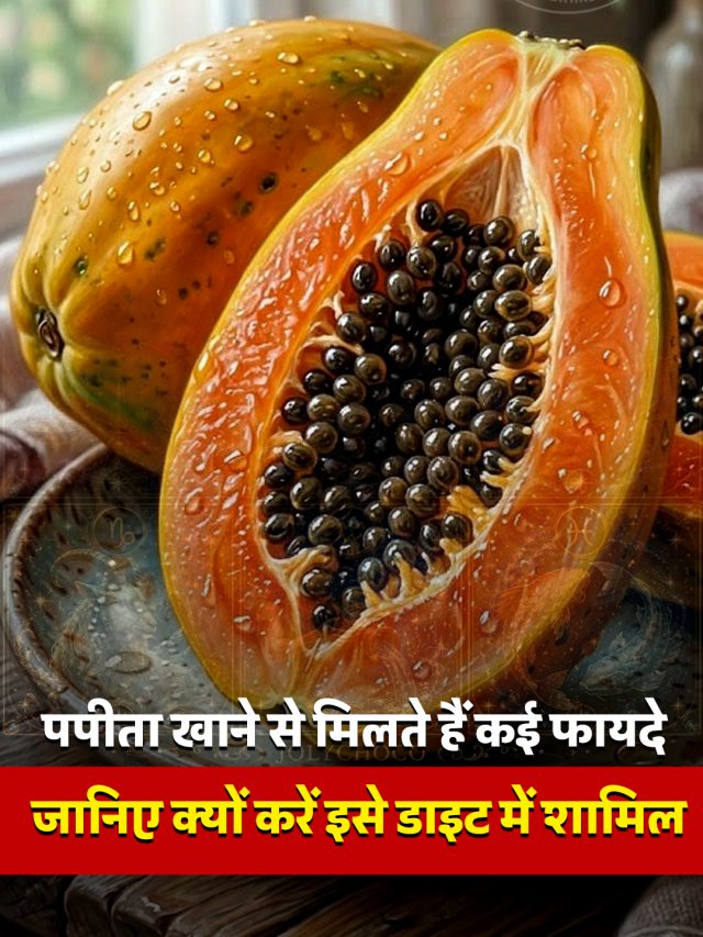 पपीता खाने से मिलते हैं कई फायदे, जानिए क्यों करें इसे डाइट में शामिल