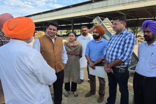 लुधियाना: राहुल तिवारी ने समराला अनाज मंडी का किया दौरा, धान खरीद और पराली प्रबंधन का लिया जायजा