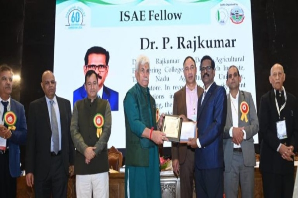 लेफ्टिनेंट गवर्नर ने इंडियन सोसाइटी ऑफ एग्रीकल्चरल इंजीनियर्स के 60वें सालाना कन्वेंशन को किया संबोधित