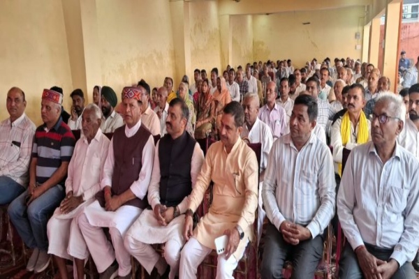 नाहन विधानसभा क्षेत्र की बर्मा पापड़ी पंचायत में जिला स्तरीय ‘विकसित भारत संकल्प सभा- सेवा ज्योति यात्रा’ आयोजित